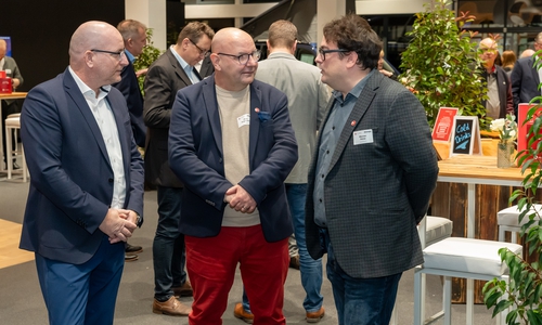 Stefan Becker mit Marc Angerstein und regionalHeute.de Chefredakteur Werner Heise. 