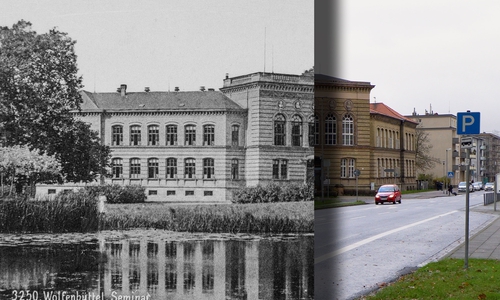 Unsere Reise in die Vergangenheit führt uns diesmal an die Ecke Lange Straße/Robert-Everlien-Platz.