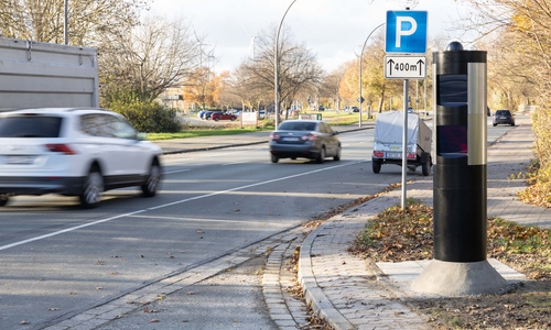 Blitzer in der Westfalenstraße.