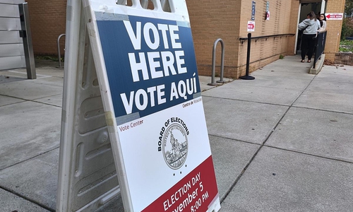 US-Wahllokal am 05.11.2024