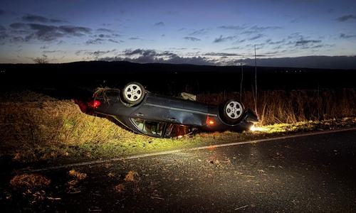 Der Wagen wurde zufällig durch die Feuerwehr entdeckt.