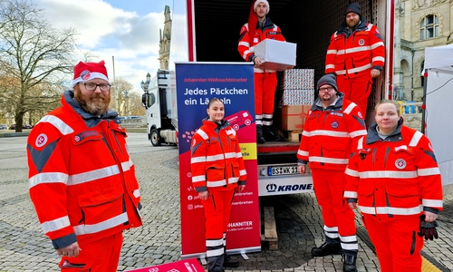 Weihnachtstrucker in Braunschweig.