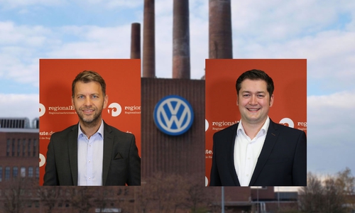 Die Oberbürgermeister Dennis Weilmann (Wolfsburg) und Dr. Thorsten Kornblum (Braunschweig) äußerten sich zur Einigung bei Volkswagen.