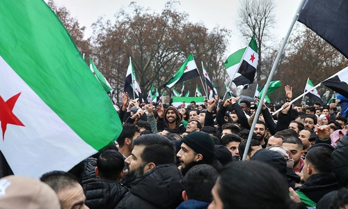 Syrer in Deutschland feiern den Sturz von Assad in Syrien (Archiv)