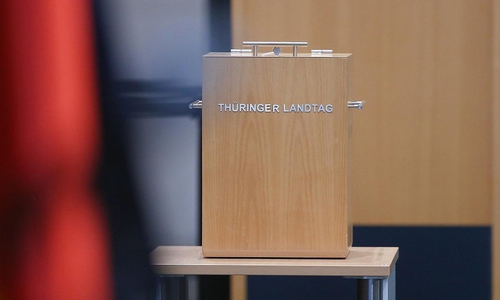 Wahlrune zur Ministerpräsidentenwahl in Thüringen (Archiv)
