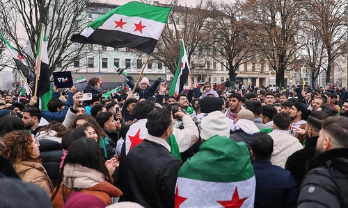 Syrer in Deutschland feiern den Sturz von Assad in Syrien (Archiv)