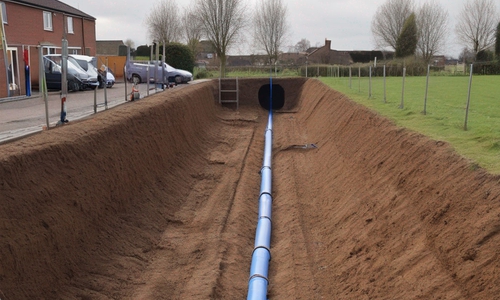 Beispiel einer Nahwärmeleitung.