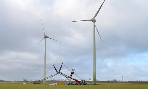 Die alten Windräder werden durch neue ersetzt.