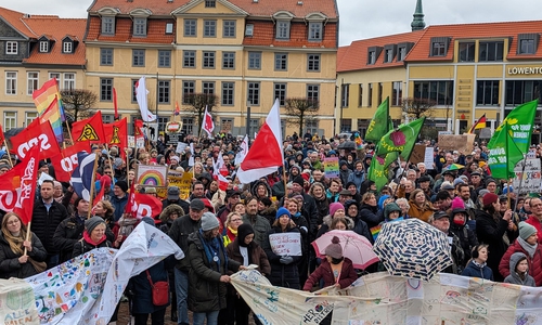 Demo gegen Rechts in Wolfenbüttel.
