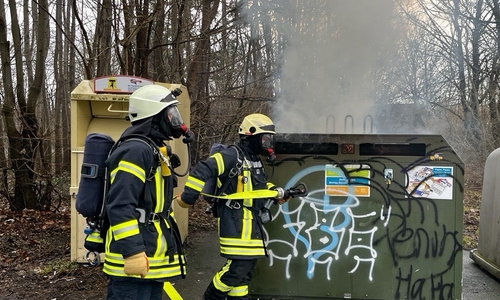 Die Feuerwehr konnte den Brand schnell unter Kontrolle bekommen.
