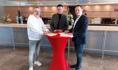 Silvio Giesecke, Matthias Nerlich und Benjamin R. Riebsamen (v. li.).