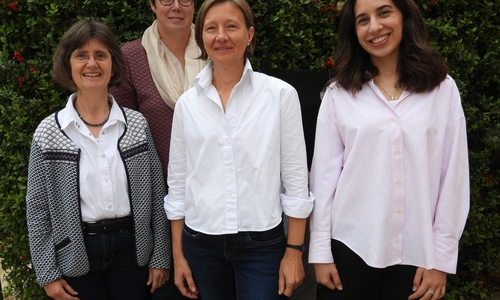 Bettina Mai, Nadine Kühne, Izabela Meyer und Daphne Meckoni beraten in Peine (v. li.).