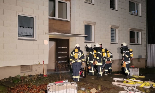 Die Feuerwehr war schnell im Einsatz.