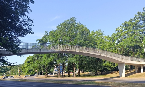 Die Theaterbrücke an der Braunschweiger Straße wird bald abgerissen.