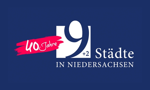 Plakat der Städtekooperation.