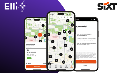 Pressebild zur Kooperation von Elli und SIXT.