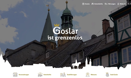 Die neue Webseite. (Screenshot)