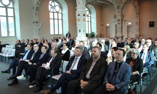Gut 100 geladene Gäste feierten „50 Jahre Gebietsreform im Landkreis Helmstedt“.
