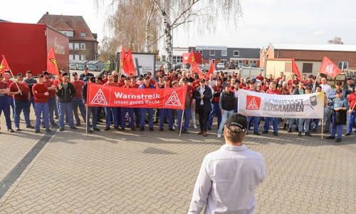 Arbeitsniederlegung bei Till Hydraulik.