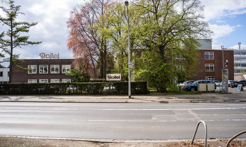 Das ehemalige Rolleiwerk an der Salzdahlumer Straße.