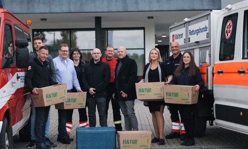 Das IHK-Team spendete das Essen des Frühlingsempfanges an die Einsatzkräfte.