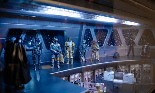 Boba Fett und seine Kopfgeldjäger: Mit lebensgroßen Figuren in originalgetreuen Kostümen wird der Kampf zwischen Imperium und Rebellion intergalaktisch und historisch dargestellt.