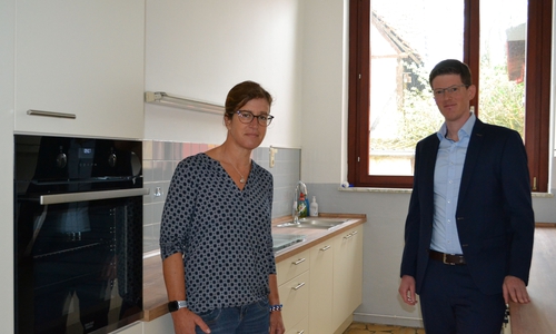 Die neue Küche im Dorfgemeinschaftshaus Sonnenberg.