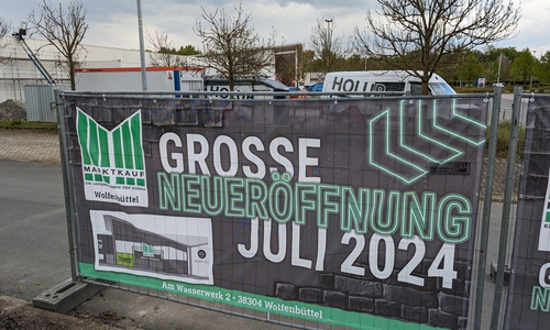 Im Juli will man den Marktkauf Wolfenbüttel auf jeden Fall öffnen.