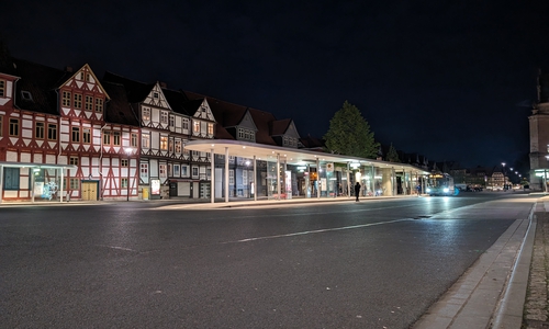 Der Kornmarkt in Wolfenbüttel.