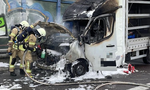 Der LKW wurde gelöscht.