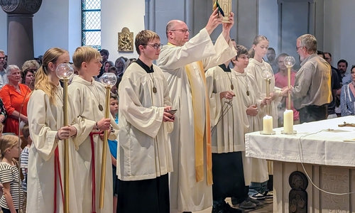 Der katholische Pfarrer Matthias Eggers ist beim Bischof in Ungnade gefallen.
