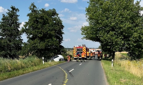 Am Samstag kam es auf der K4 zu einem Unfall mit einem Bus