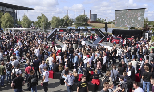 Tausende GTI-Begeisterte und Besucher auf dem Fantreffen “GTI Coming Home“ in Wolfsburg 2018.