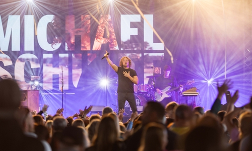 Michael Schulte hatte das Publikum im Griff.