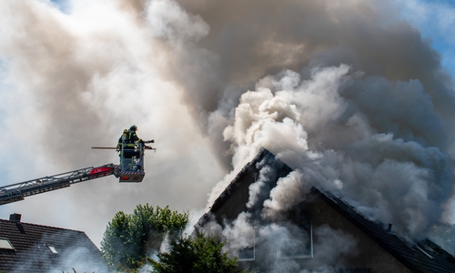 Gestern kam es in Vordorf zu einem Großbrand.