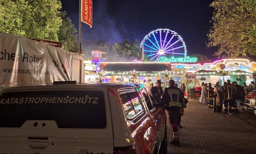 Die DRK-Helfer hatten einiges zu tun.