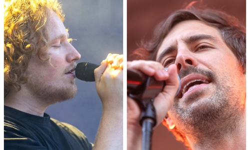 Michael Schulte (li.) und Max Giesinger waren die Stars des ersten Wochenendes.