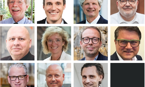 Oben (v. li.): Prof. Dr. Wilhelm-Albrecht Achilles, Sven Streiff, Jan Dietrich Radmacher, Olaf Jaeschke. Mitte (v. li.): Christian Heinrich, Bärbel Heidebroek, Florian Hary, Sascha Harland. Unten (v. li.): Lars Dörhage, Holger Bormann, Anthony Wandt.  