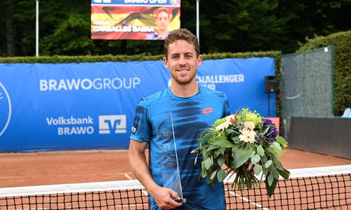 Der bei den BRAWO OPEN 2024 an Nummer 1 gesetzte Spanier Roberto Carballes Baena gewann das ATP Challenger Turnier im Einzel.  