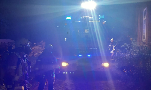 Die Feuerwehr musste am späten Abend noch zum Einsatz ausrücken.