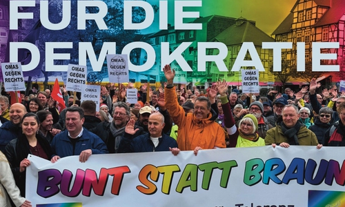 In Bülten soll eine große Demo für die Demokratie stattfinden. (Flyer)