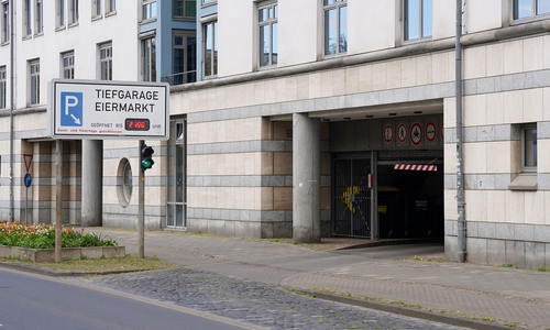 Das Parkhaus Eiermarkt. Archivbild