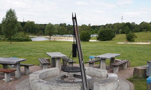 Der Grillplatz im Heidbergpark