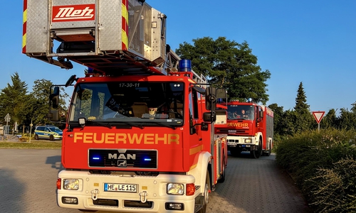 Die Feuerwehr war zum Discounter ausgerückt.