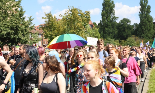 Der CSD 2024 in Braunschweig.