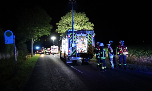 Für die Unfallaufnahme musste die Landstraße 670 beidseitig gesperrt werden.