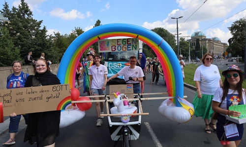 Der CSD 2024 in Braunschweig.