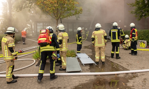 Großübung Grundschule in Groß Elbe