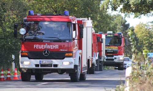 Feuerwehren aus Helmstedt übten im Landkreis Wolfenbüttel 