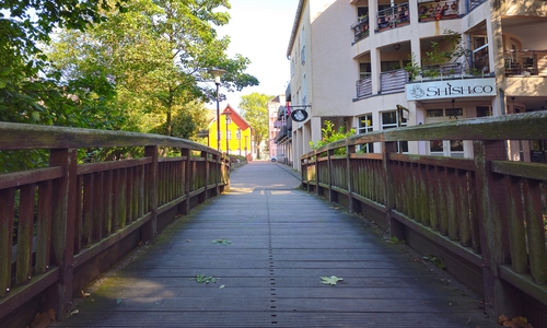 Die Brücke am Bahnhofsvorplatz wird gesperrt. 